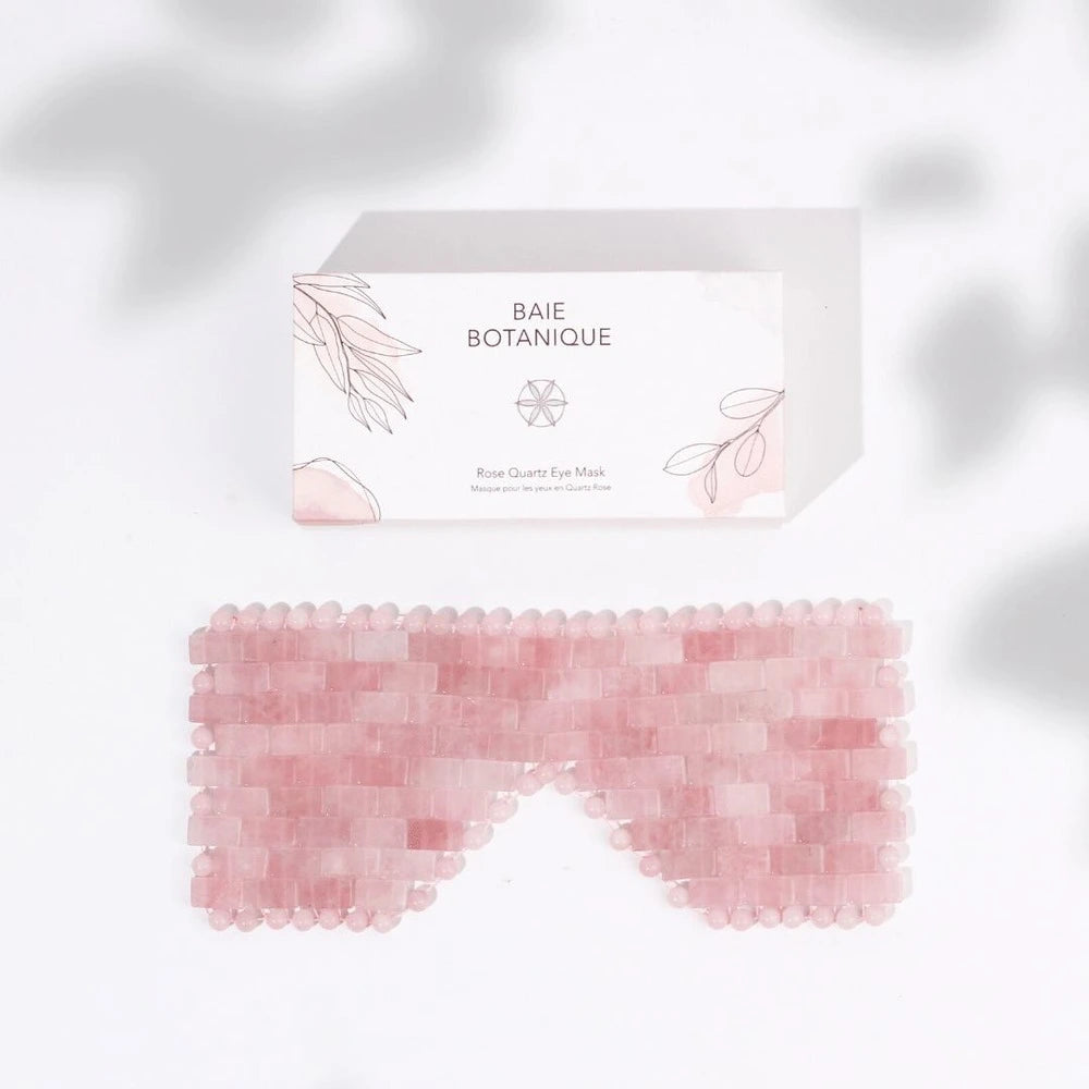 Rose Quartz Eye Mask Eye Mask Baie Botanique USA | Organic and Vegan Skincare
