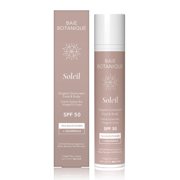 Baie Soleil Face & Body Sunscreen Sunscreen Baie Botanique USA | Organic and Vegan Skincare 