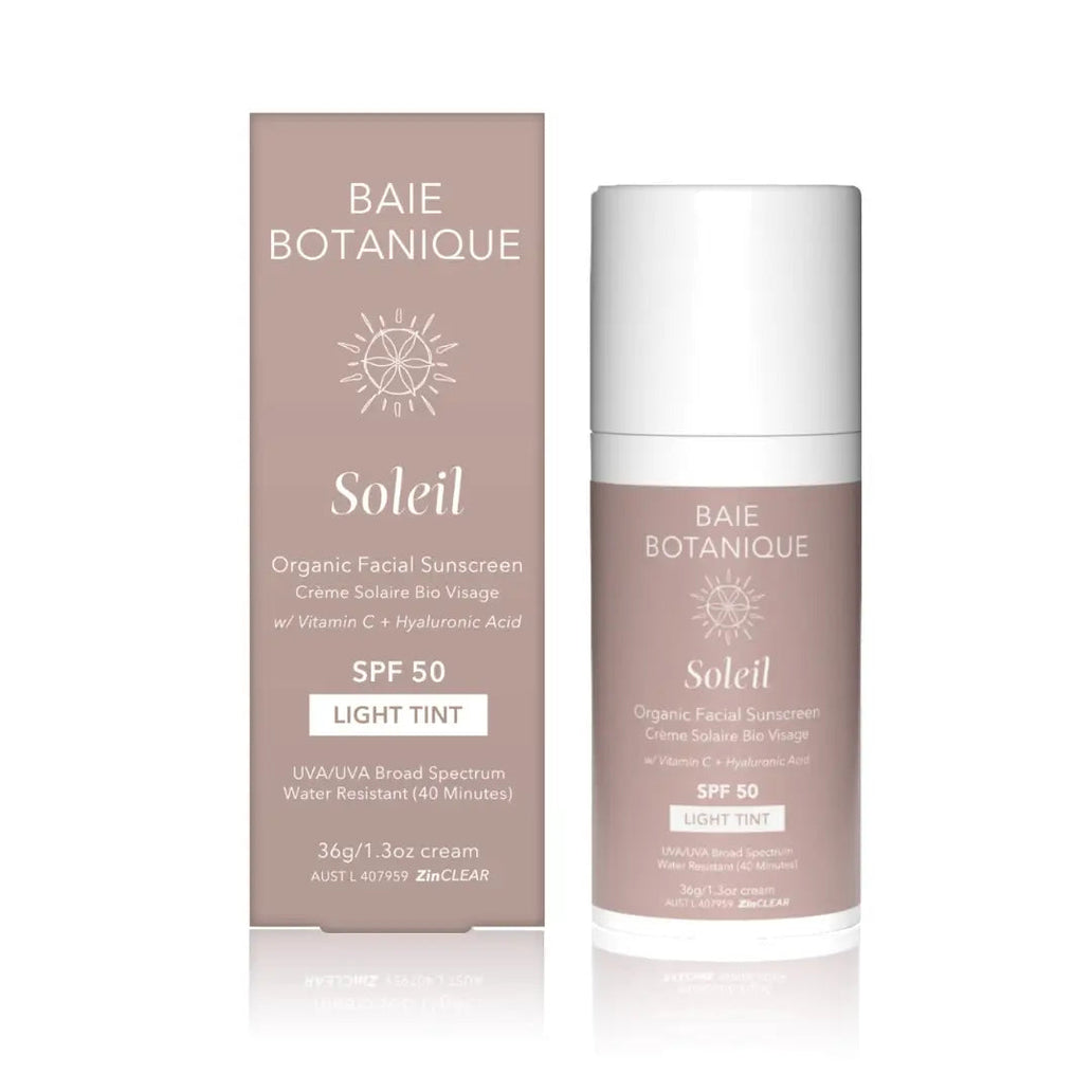Baie Soleil Facial Sunscreen Sunscreen Baie Botanique USA | Organic and Vegan Skincare 