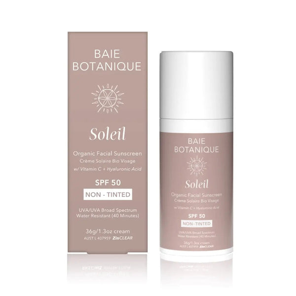 Baie Soleil Facial Sunscreen Sunscreen Baie Botanique USA | Organic and Vegan Skincare 