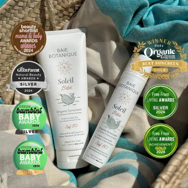 Baie Soleil Baby Sunscreen Sunscreen Baie Botanique USA | Organic and Vegan Skincare 