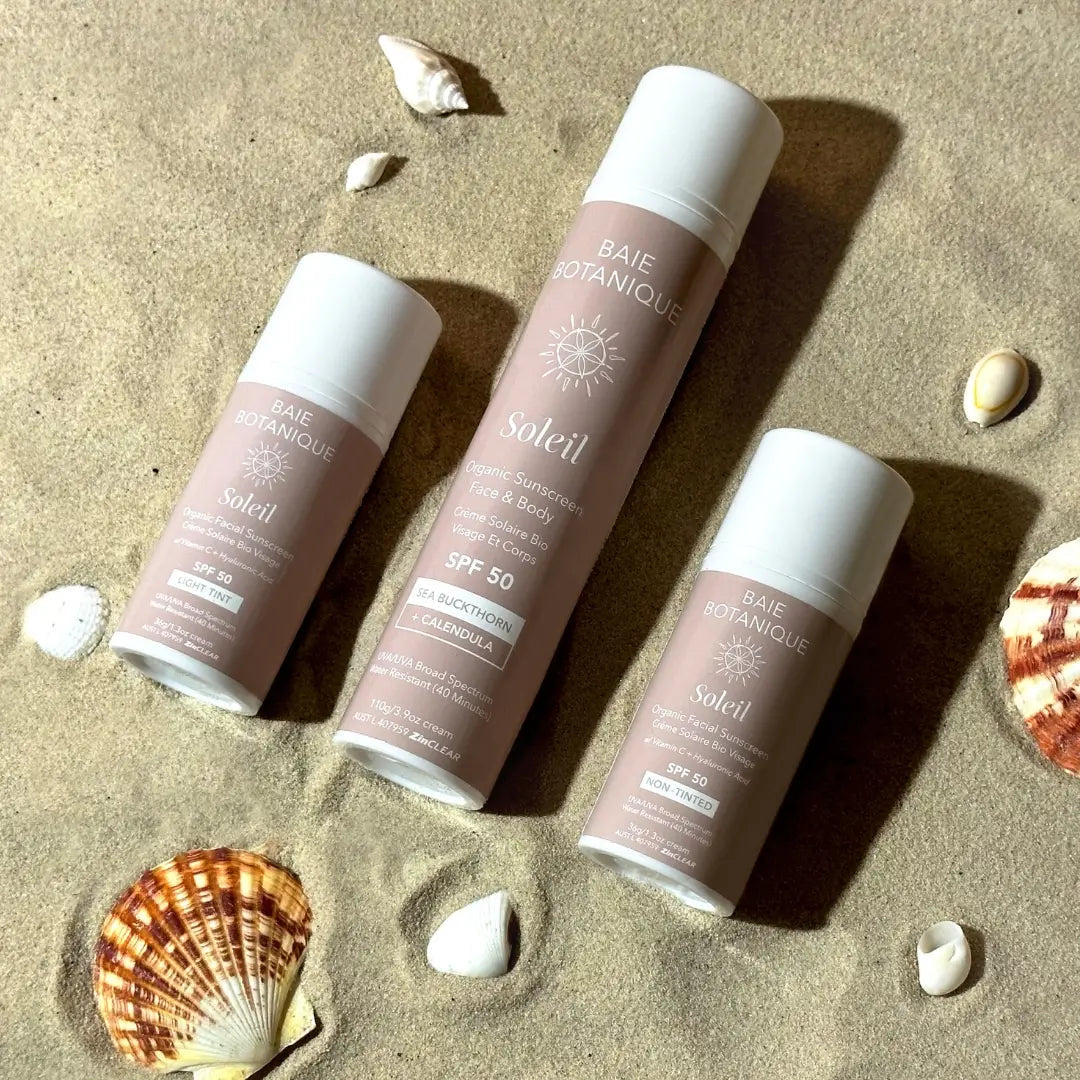 Suncare Essentials Bundle Sunscreen Baie Botanique USA | Organic and Vegan Skincare 