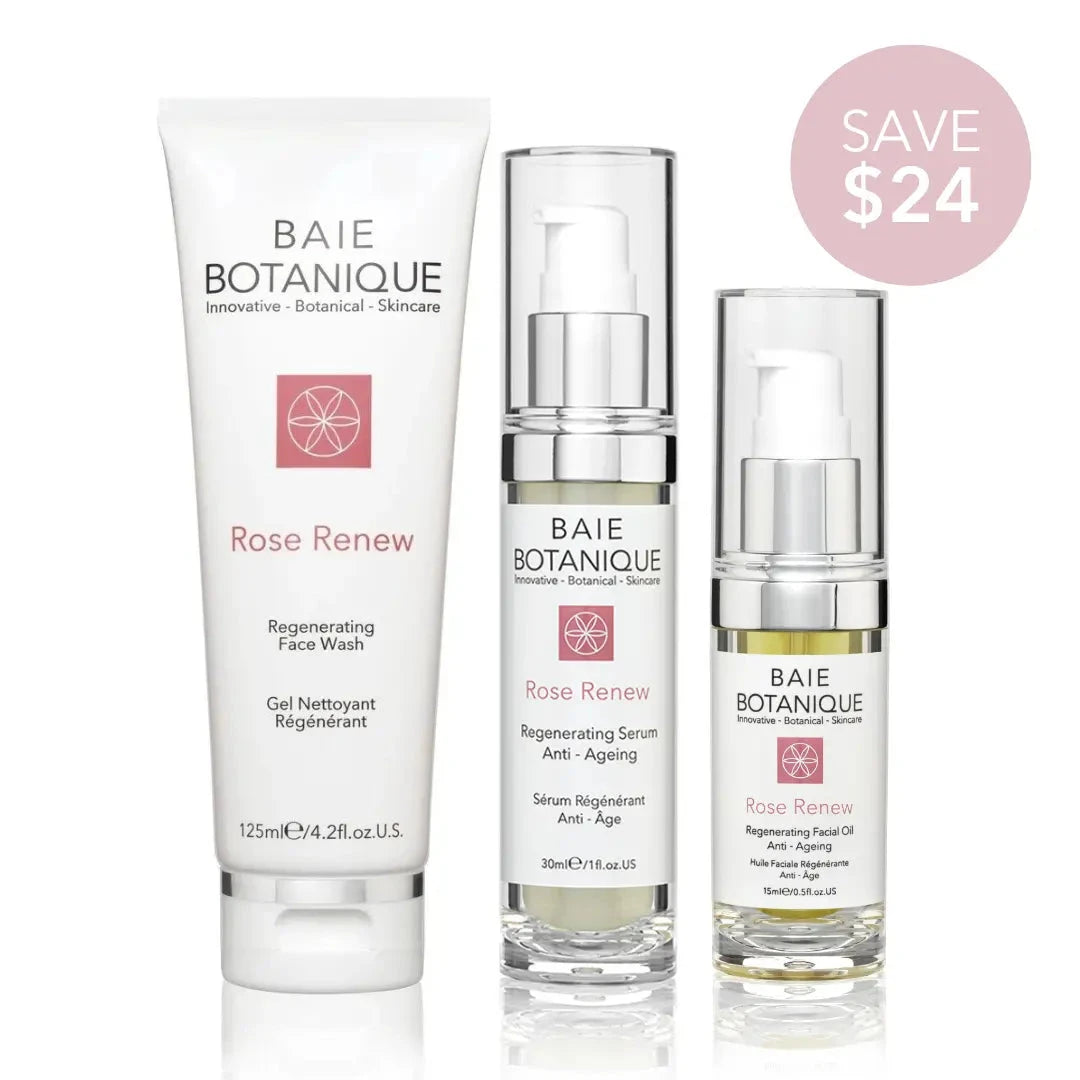 Cleanse, Hydrate + Glow Bundle Baie Botanique USA | Organic and Vegan Skincare 