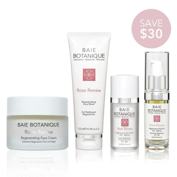 Cleanse, Moisturize, Replenish + Glow Bundle Bundle Baie Botanique USA | Organic and Vegan Skincare 