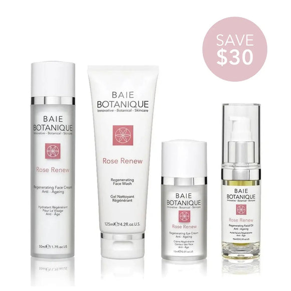 Cleanse, Moisturize, Replenish + Glow Bundle Bundle Baie Botanique USA | Organic and Vegan Skincare 