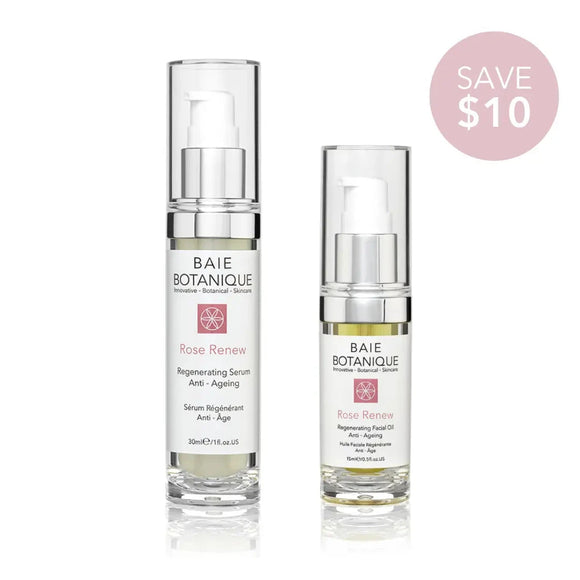 Hydrate + Glow Duo Bundle Baie Botanique USA | Organic and Vegan Skincare 