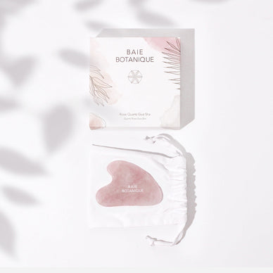 rose quartz gua sha facial tools