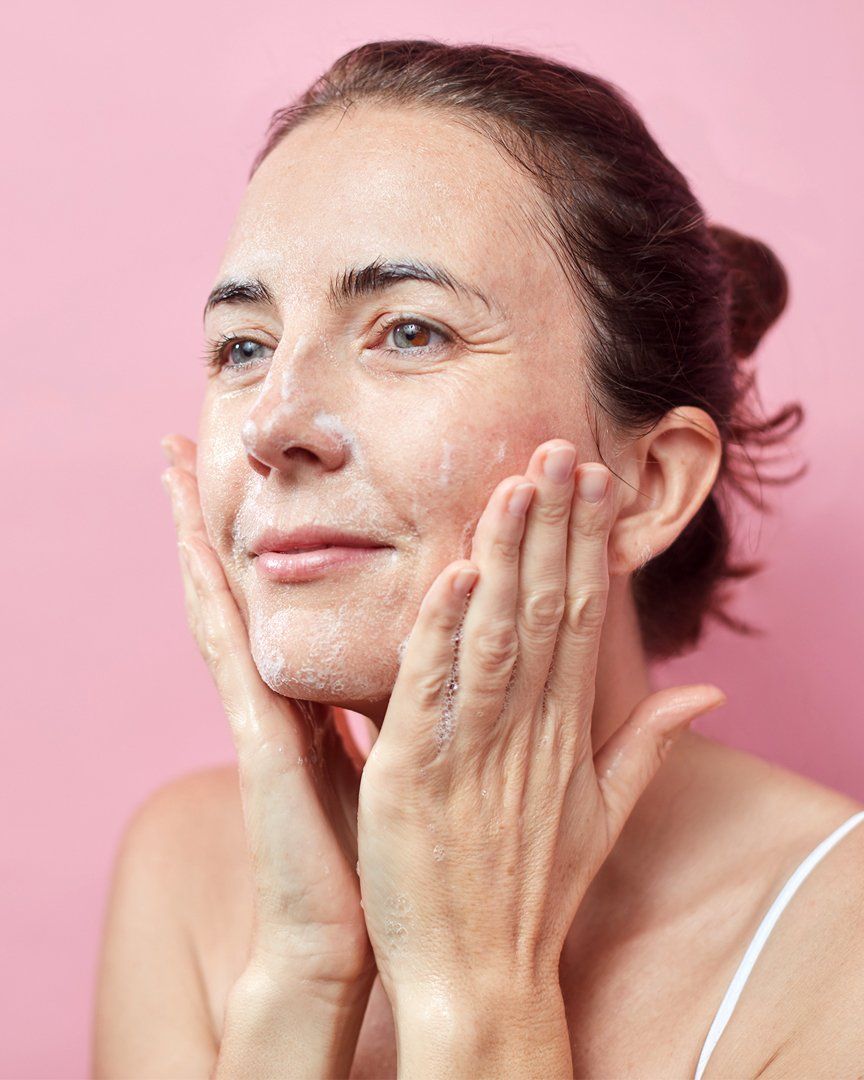 gentle anti aging facial wash