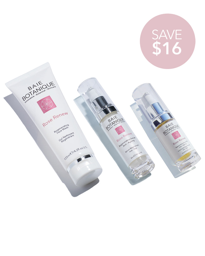 Cleanse, Hydrate + Glow Bundle Baie Botanique USA | Organic and Vegan Skincare 